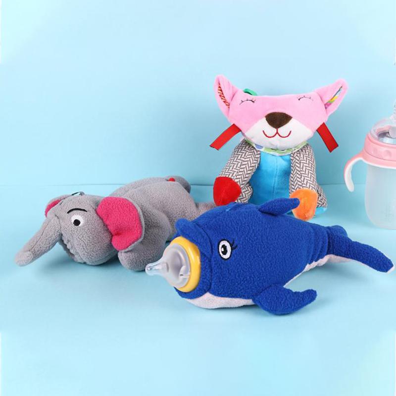 Сумка для бутылочек для кормления, чехол для бутылочки с утиным молоком, игрушки Kawaii, плюшевый кролик, детская бутылочка для кормления, сумка для поддержания температуры, инструмент для кормления ребенка