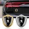 2026 Hot Car Sticker 1PCS 3D Metal Auto Styling Logo Car Sticker Badge Emblem Tail Decal For Peugeot 207 3008 206 208 308 307 40