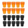 10pcs Crutch Tip Rubber 19mm Inner Diameter Slip Resistance Universal Heavy Duty Walking Cane Tip