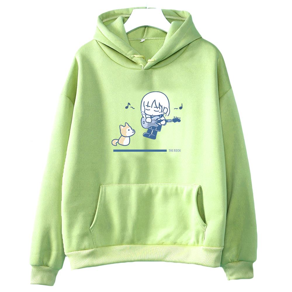 БОЧКИ СКАЛА! Hitori Gotou Ryou Yamada Harajuku Hoodies Aesthetic Kawaii Sweatwear Couple Sweatshirt Women/Men Осень/Зима
