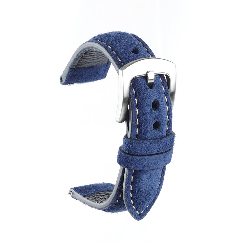 Ремешок для часов Замшевый кожаный ремешок для часов 18 мм 19 мм 20 мм 22 мм Винтажный ремешок для часов ручной работы Серый Коричневый Сменные ремни для аксессуаров для часов