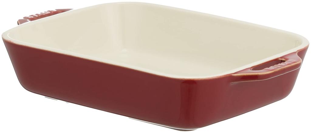 Staub Dish Copper 20 X Ceramic Gratin Dish Quiche Heat Resistant Oven Microwave Safe Japanese Vintage Color Dish "Rectangular 16cm" [Authorized