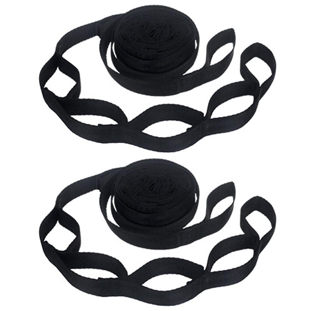 2pcs Hammock Fixing Fasten Strap Fast Installation Outdoor Camping Tree Hanging Load Bearing Hammock Rope Belts