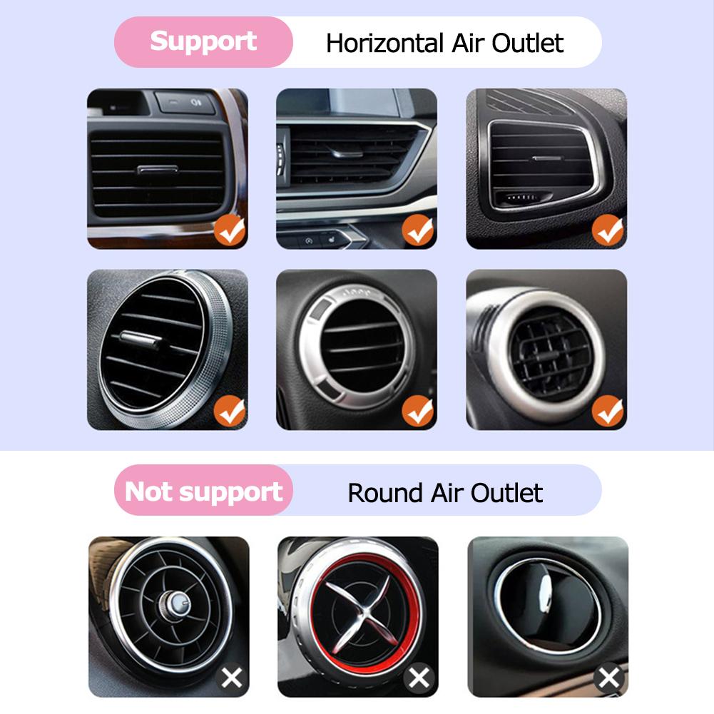 Car Phone Holder Women Diamond Crystal Car Air Vent Mount Holder Mobile Phone Holder Stand In Car Bracket Interior Accessories