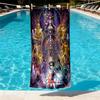 Saint Seiya Print Beach Towel Design, Soft, Lightweight. for Home Bathroom, Spa, Pool, Yoga, Surfing, Camping, Gift for Family, Friend