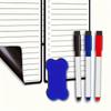 Magnetic Dry Erase Board Set Office Planner Note Pad Smooth Writing To Do Appointment Reminders Fridge