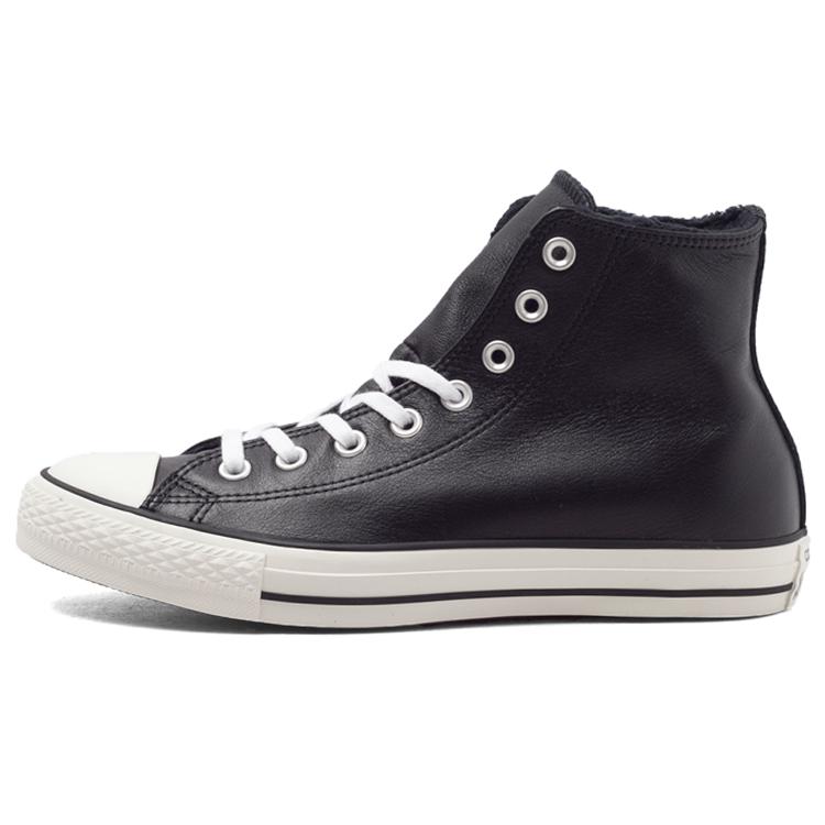 Converse Chuck Taylor All Star 'Черная кожаная меховая' 154134C