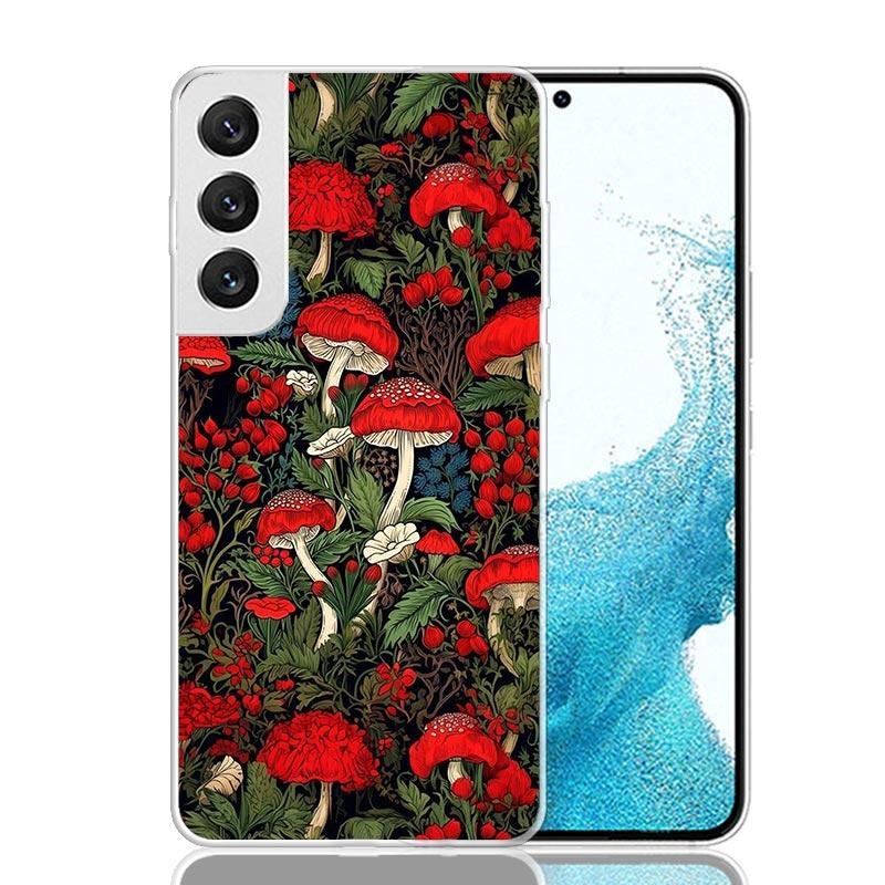 Красочный гриб для Samsung Galaxy S25 S24 S23 S22 Ultra Чехол для телефона S21 Plus S20 FE S10 + S25Edge Fundas Обложка Coque S25 S24 S