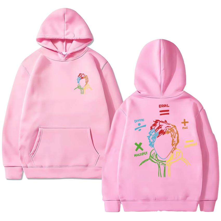 Hot Singer Ed Sheeran Double Sided Printed Sweatshirt New Men Women Harajuku Fashion Hoodies Unisex Fleece Long Sleeve Pullovers