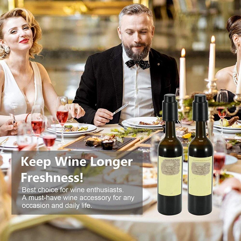 Многоразовая пробка для винных бутылок Wine Savers Вакуумная пробка сохраняет вино по-настоящему свежим