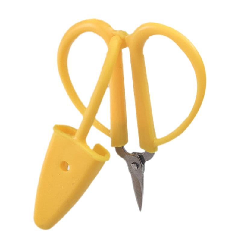 Мини-ножницы для рукоделия с защитным чехлом, прочные ножницы из нержавеющей стали для шитья, вышивки, бумажных поделок