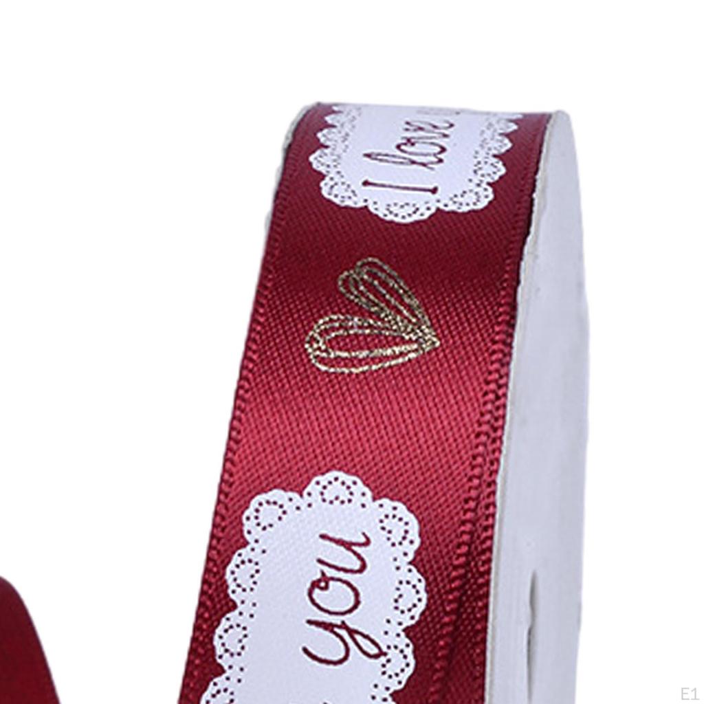 Valentine's Day Fabric Ribbon DIY Crafts,Sewing Ribbon, Gift Wrapping for Wrapping,