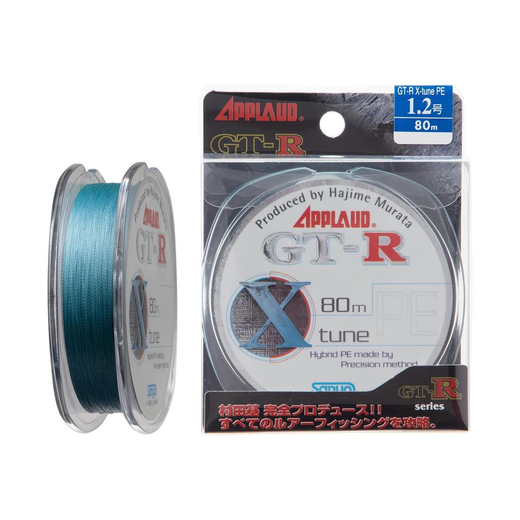 Sanyo Nylon Appload PE Line PE Blue Gray 80m 12lb GT-R X-TUNE No. 1.2