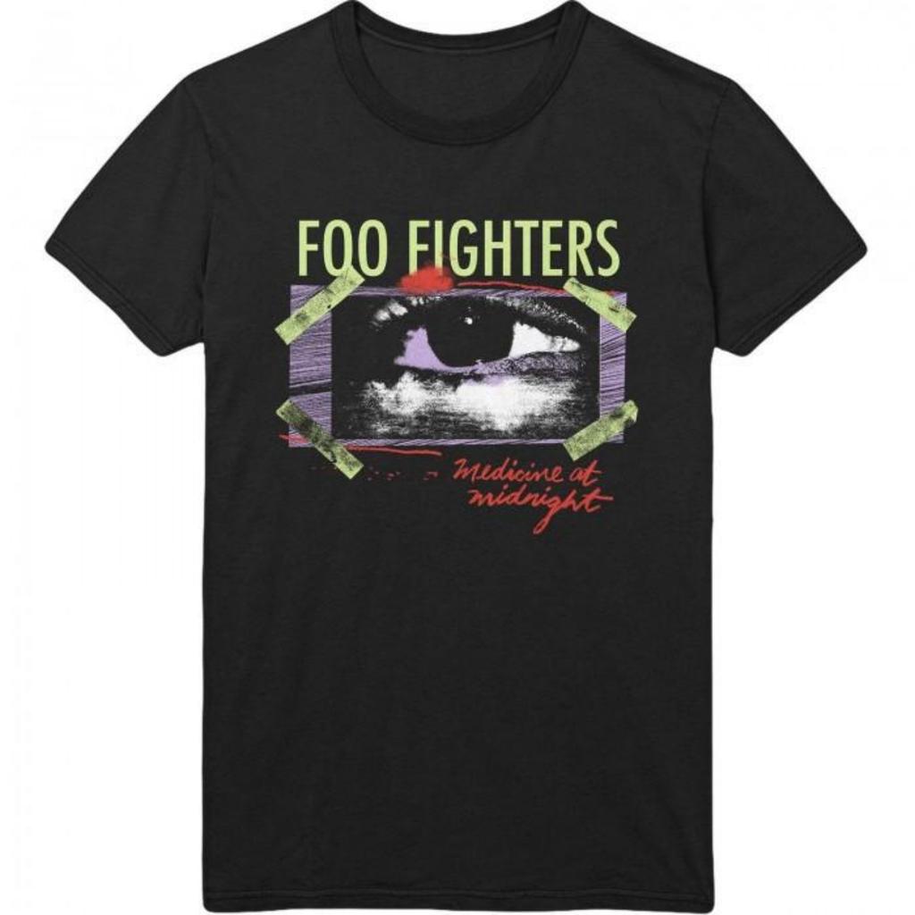 Foo Fighters Unisex Adult Medicine At Midnight Taped T-Shirt