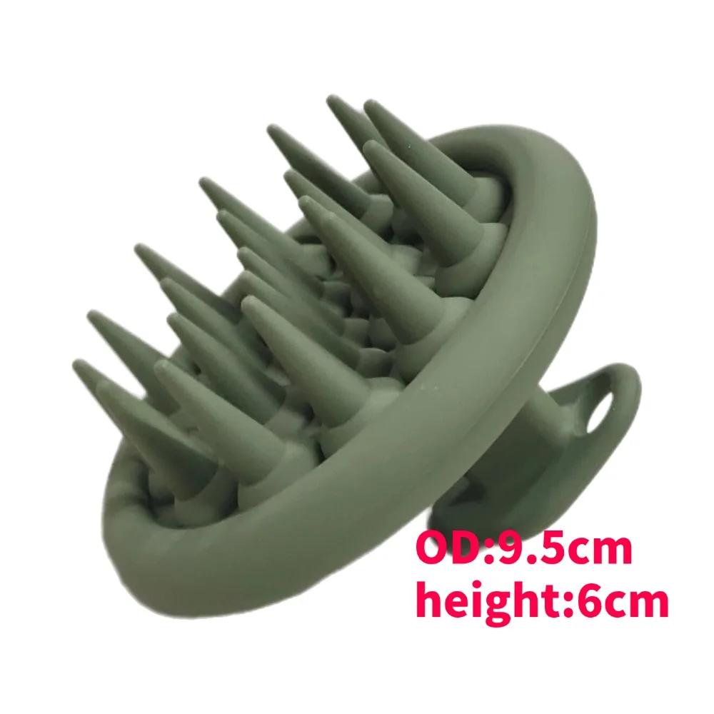 Silicone Shampoo Brush Hair Massager body scrubber Head Scalp Massage Comb Body Massage scrubber Bath Salon Hairdressing Tools