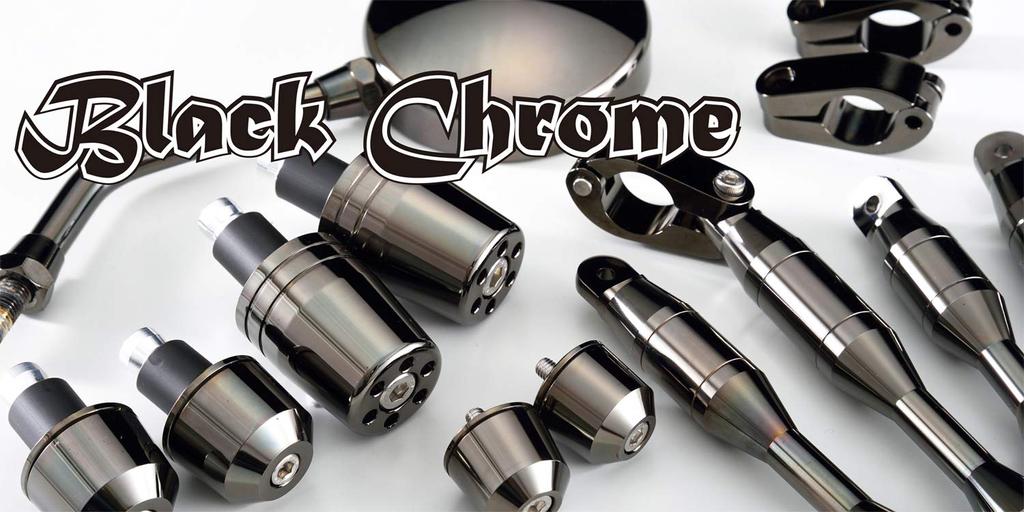 POSHFAITH Мотоциклетные принадлежности Быстросъемный зажим для ручки 22,2 мм, набор из 2 шт., черный хром 090167-66