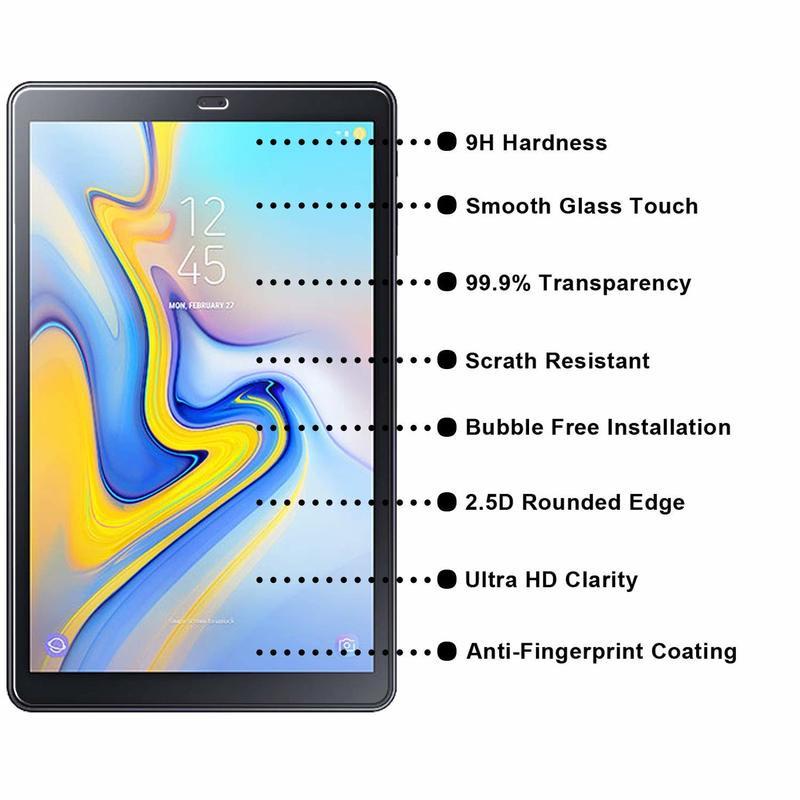 Screen Protector For T590 T595 Tempered Glass for Samsung Galaxy Tab A2 10.5" SM-T595 SM-T590 20 18 Tablet Glass Film 10.5 Inch