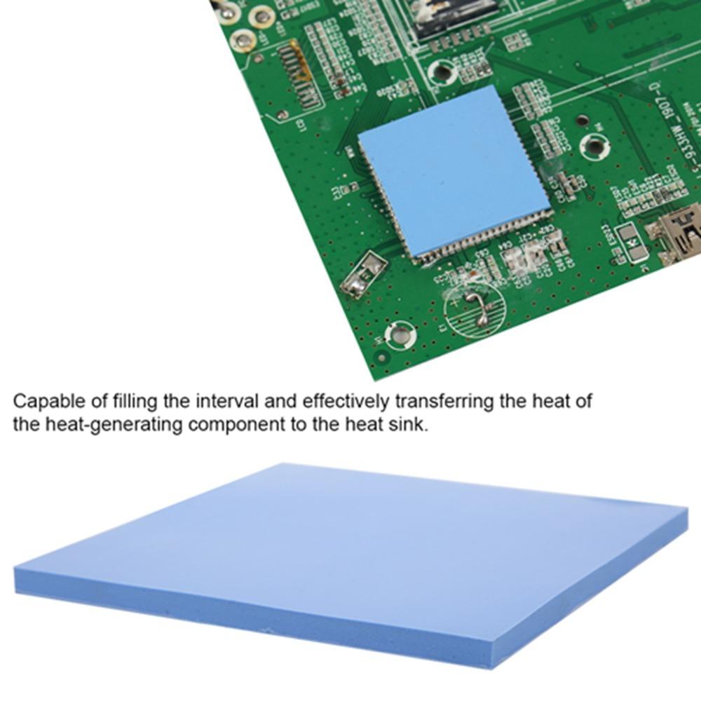 1.5w m-k Thermal Conductivity Pad Blue Thermal Sheet Thermal Conductivity Mat Heat Dissipation