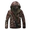 Shark Skin Soft Shell Military Tactical Jacket Men Waterproof Windproof Warm Coat Camouflage Hooded