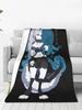 Loona Wolf Flannel Throw Blanket for Home Travel  Warm Bedroom Quilt Soft Cozy Plaid Design Perfect Gift Idea for Any Occasion