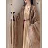 Рубашка с прямыми рукавами и принтом Hanfu, сказочный костюм с юбкой до талии