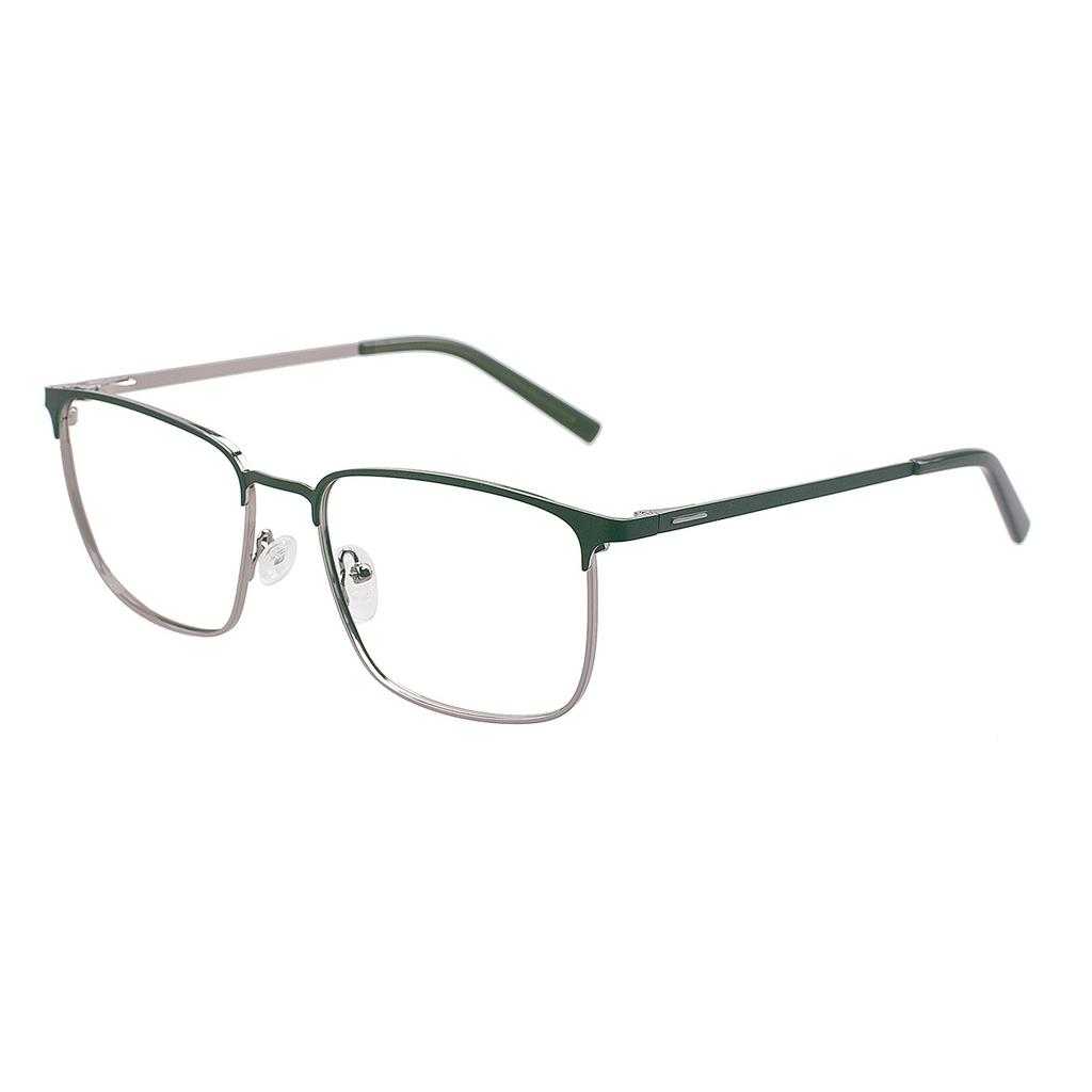 Металлические квадратные очки для близорукости, деловые мужские очки, полная оправа очков