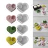 Epoxy Candlestick Silicone Mold Candle Base Mould Heart Shaped Candle Holder Molds Ornaments Home Decorations Mould