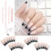 24pcs Nail Pieces Wearable Nails Ice Transparent False Nails