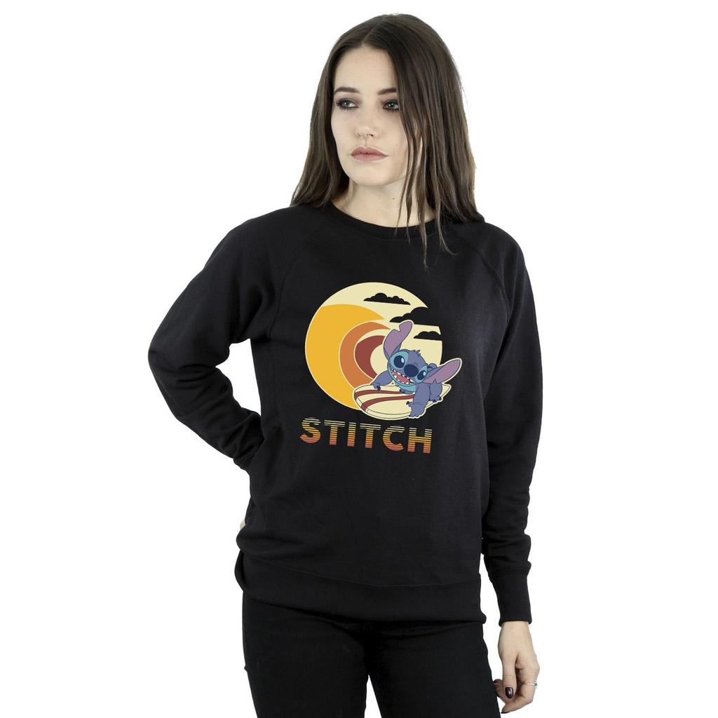 Disney Womens/Ladies Lilo & Stitch Summer Waves Sweatshirt