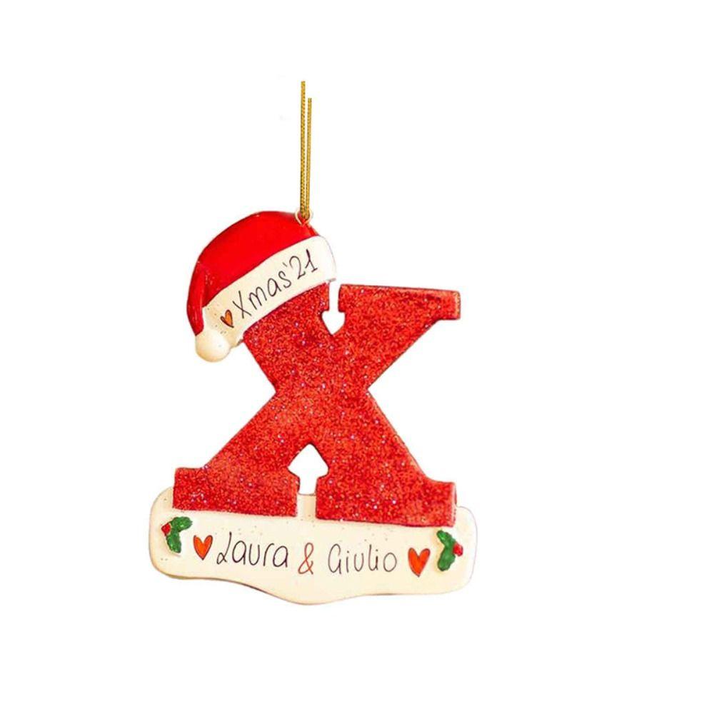 Xmas Christmas Tree 26 Letter Pendant Cartoon Christmas Tree Hanging Decor   Car Decorations