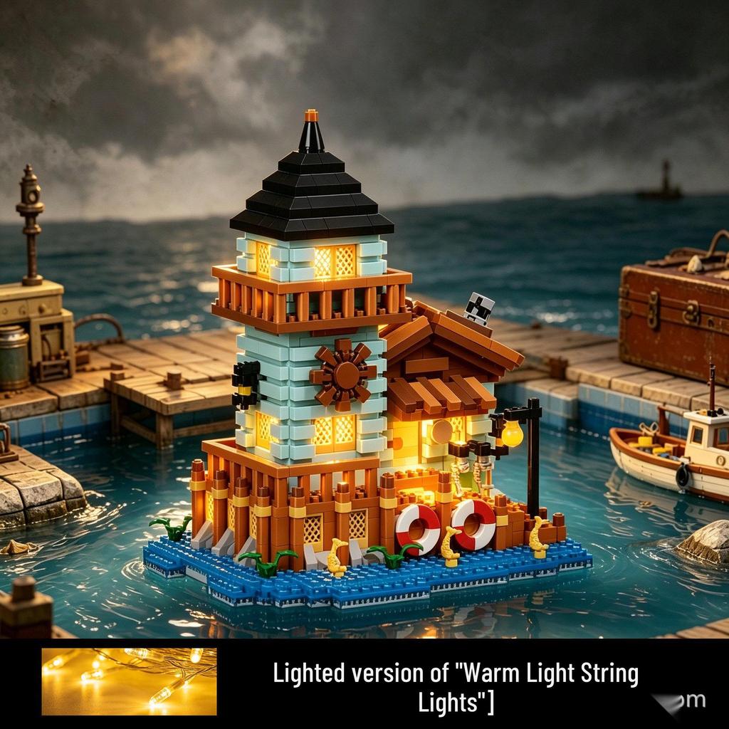 Набор для сборки «Лесная бревенчатая хижина и ветряная мельница» Lego для детей (международный)