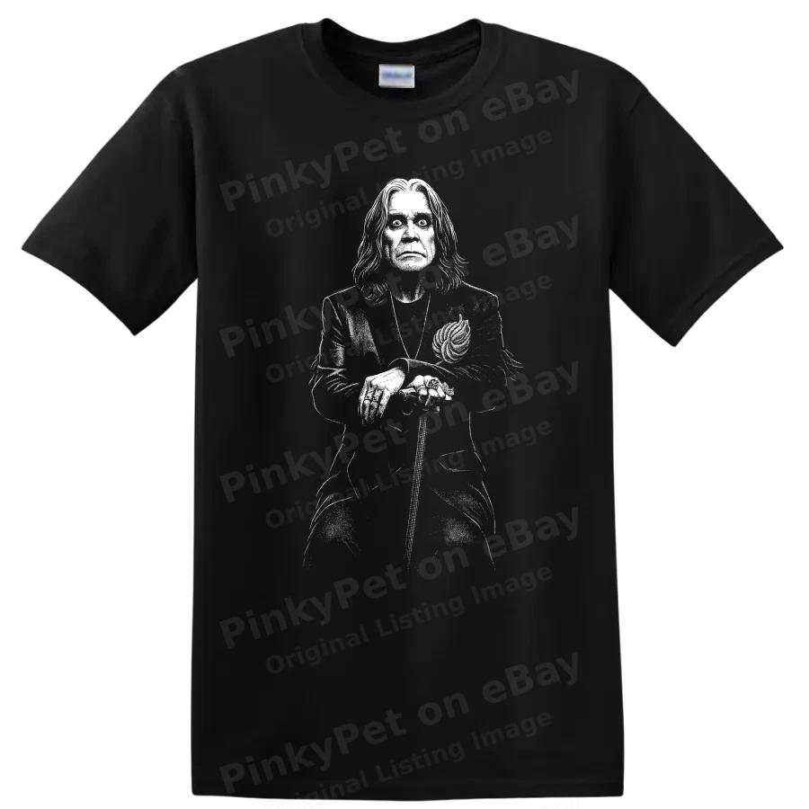 Оззи Осборн Black Sabbath Портрет Легенды Рока Футболка Графическая Футболка