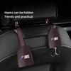 2026 Hot 2Pcs PU Leather Car Seat Back Hooks Interior Accessories Sticker For BMW X1 X3 X4 X5 E46 E90 F20 E60 E39 F10 M1 M2 M3 M5 M6 E8