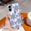 Для iPhone 16 Pro Plus 16 Pro Max 16pro задняя крышка чехол роскошный симпатичный цветок прозрачный мягкий силиконовый TPU защитный чехол для камеры для Apple iPhone 16