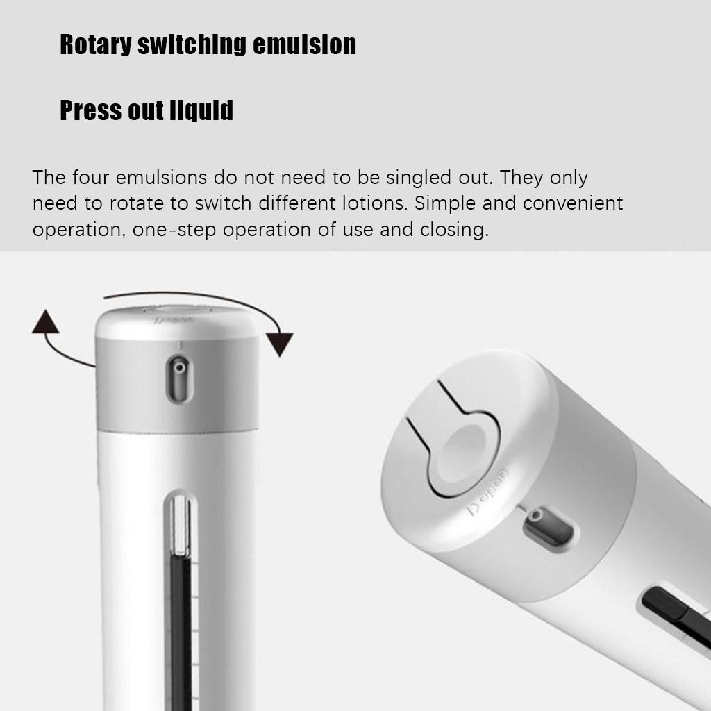 Дорожный диспенсер Разделенная бутылка Шампунь Лосьон Гель для душа Мыло Бутылка 4 в 1 Пустая подбутылка Пресс-контейнер Бутылки