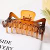 Simple Solid Color Claw Clip Large Barrette Crab Bath Hair Clip Ponytail Clip for Women Girls Hair Accessories Hair Styling Tool