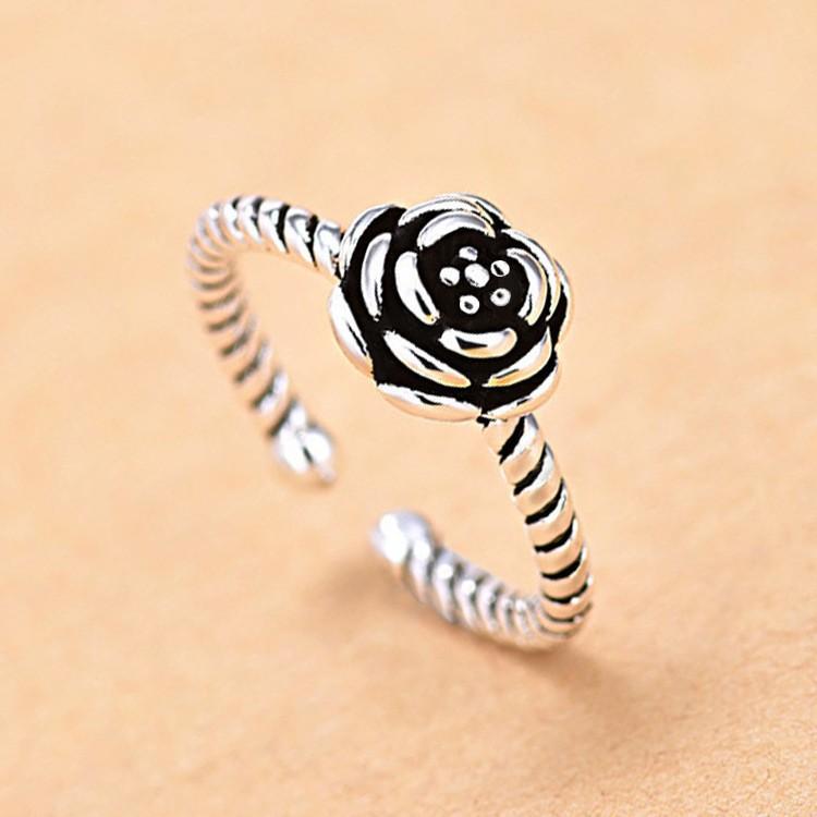 Женский тренд Персонализированное Открытое Живое Модное Ювелирное Кольцо Винтажные Кольца с Буквами