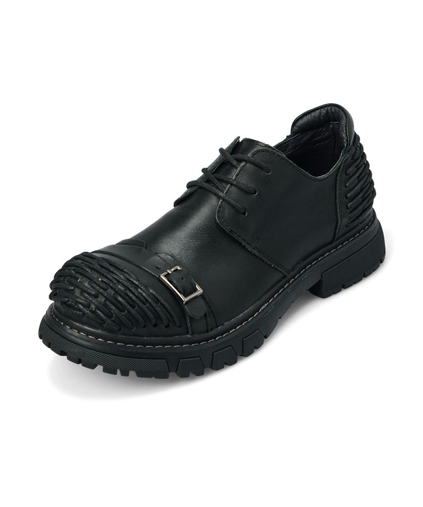 Deeen Genuine Cowhide Men'S Buckle Derby Shoes Dm6Ssdr102