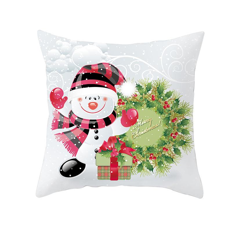 Fresh Green Christmas Pillow Cover Home Ornament Pillow Sleeping Pillow Cushion Cover Premium Durable Quality Useful
