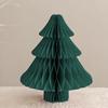 Honeycomb Paper Christmas Tree 3D Foldable Accordion Xmas Tree Winter Tabletop Centerpiece for Holiday
