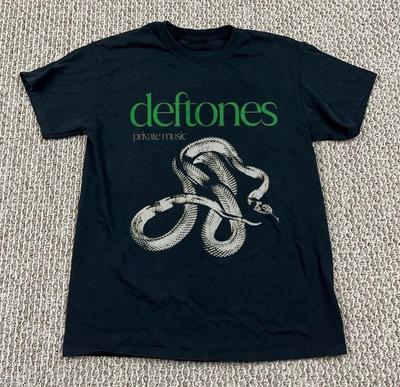 Футболка Deftones Private Music с графикой змеи, унисекс, черная, размеры S-5XL