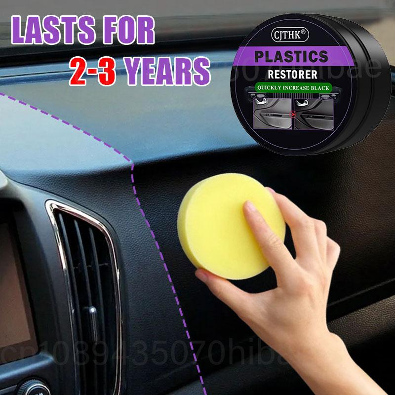 Car Plastic Restorer Universal Plastic and Leather Repair Polishing Wax Auto Interior & Panel Renewal Polish Wax Coating Agent