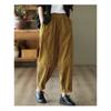 Осень и зима Япония и Южная Корея новые ретро вельветовые брюки Харлан женские тонкие женские брюки с эластичной талией повседневные бархатные брюки