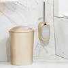 Golden Paper Holder Wall-mounted Toilet Brush Plastic Creative Toilet Paper Box Nordic Trash Can Waste Bins Bathroom Accessories