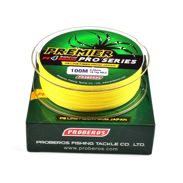 Ocean Rock Fishing 4 стойки 4 плетения 6LB-100LB Японская плетеная леска Spectra 100M Pe плетеная леска Green Super Pe Line B4