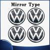 FD08-4pcs 56mm Car Wheel Center Sticker for Volkswagen ABT Golf 5 6 Polo Passat Tiguan CC Bettle Bora Touran MK4 Scirocco Santana