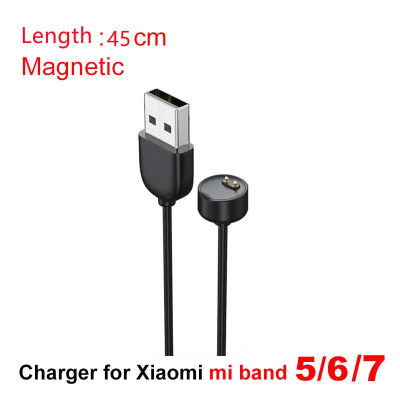 Xiaomi USB-кабель для зарядки для Xiaomi Mi Band 6 5 4 3 2 Магнитные зарядные устройства для Xiaomi Mi Band 7 8 Зарядный провод Портативный USB-зарядный провод