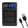 Convenient and Portable BLH1 LCD Double Slot Charger Camera Battery Charger for Olympus EM1 MARKII EM1-2 EM1 Mark 2 EM1