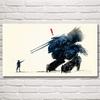 Metal Gear однотонный игровой постер Fortune Game, холст с принтом, картина, настенный художественный декор, картина, произведения искусства, постер без рамки