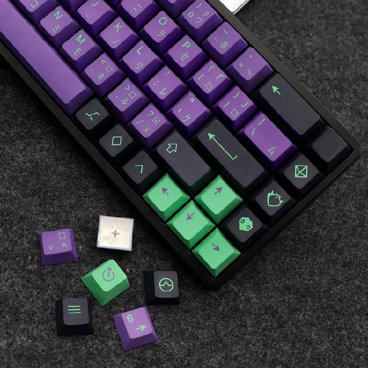 PBT Dye Sub Keycaps 146pcs Cherry Profile EVA Keycap Set for Gaming Mechanical